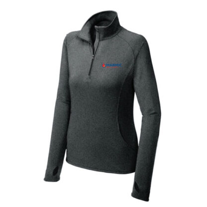 WORK STYLE Lightweight - Zip Ladies Pullover (Sport-Tek) - Image 2