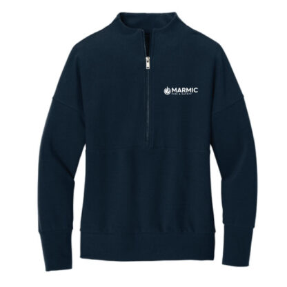 DRESS STYLE Heavyweight - Zip Ladies Pullover (Mercer+Mettle) <b>NEW</b> - Image 3